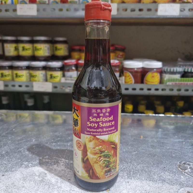 

Tai Hua Seafood Soy Sauce 305ml / Saus Tim Ikan / TaiHua Seafood Soy Sauce