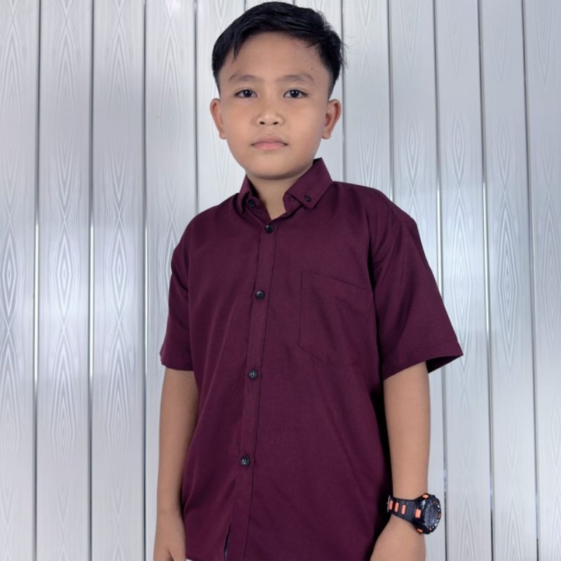 Kemeja Anak Polos/ kemeja polos anak / baju anak/ Baju bocil anak remaja