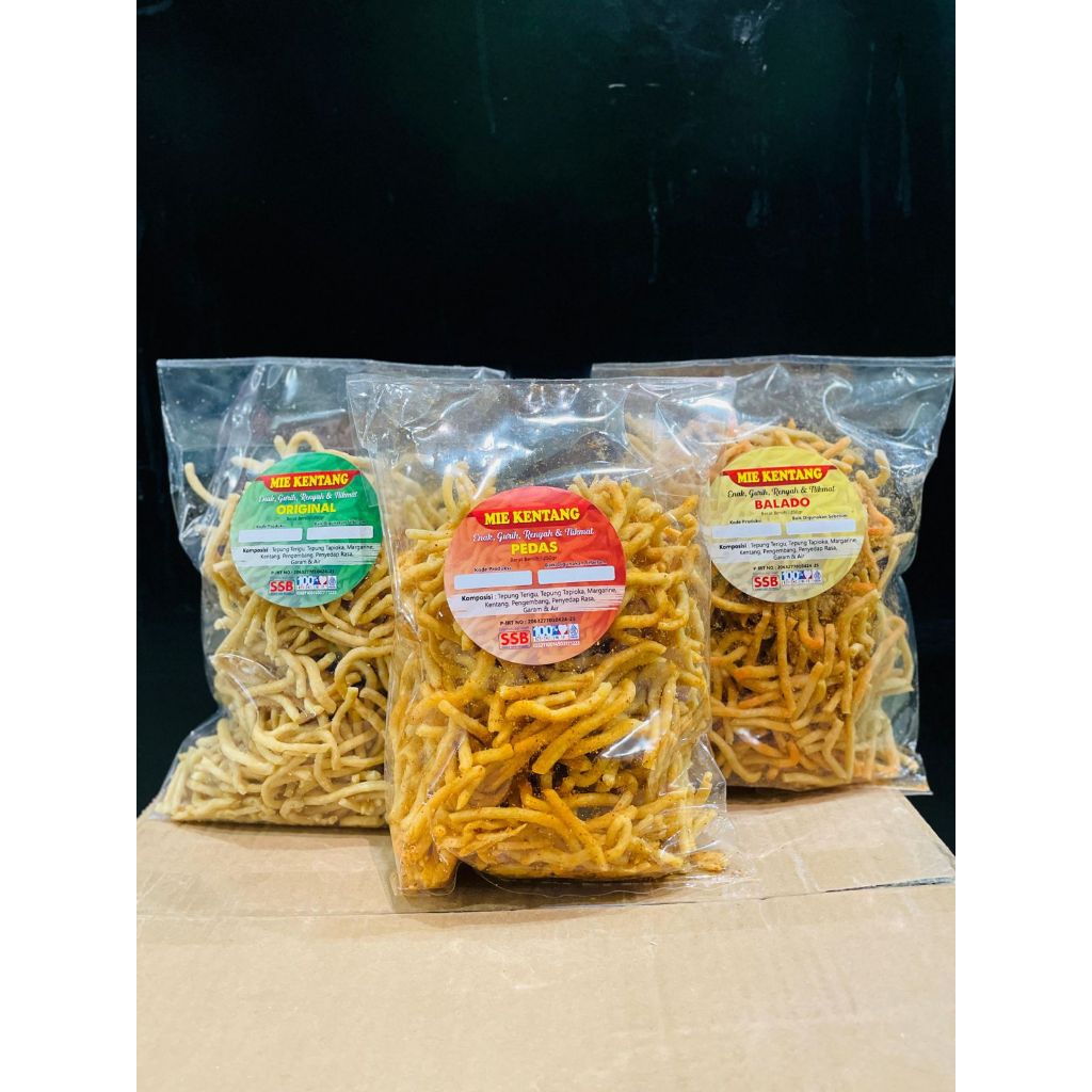 

MIE KENTANG TERSEDIA 3 RASA