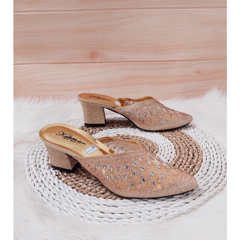 KODE F63E TERBARU SANDAL PESTA WANITA YD 16SANDAL HAK TINGGI YD 16