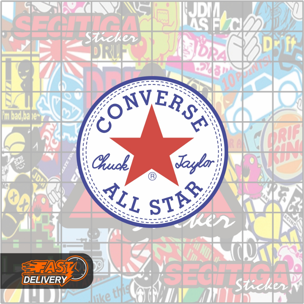 

Sticker Converse All Star Ukuran 5 x 5 Cm