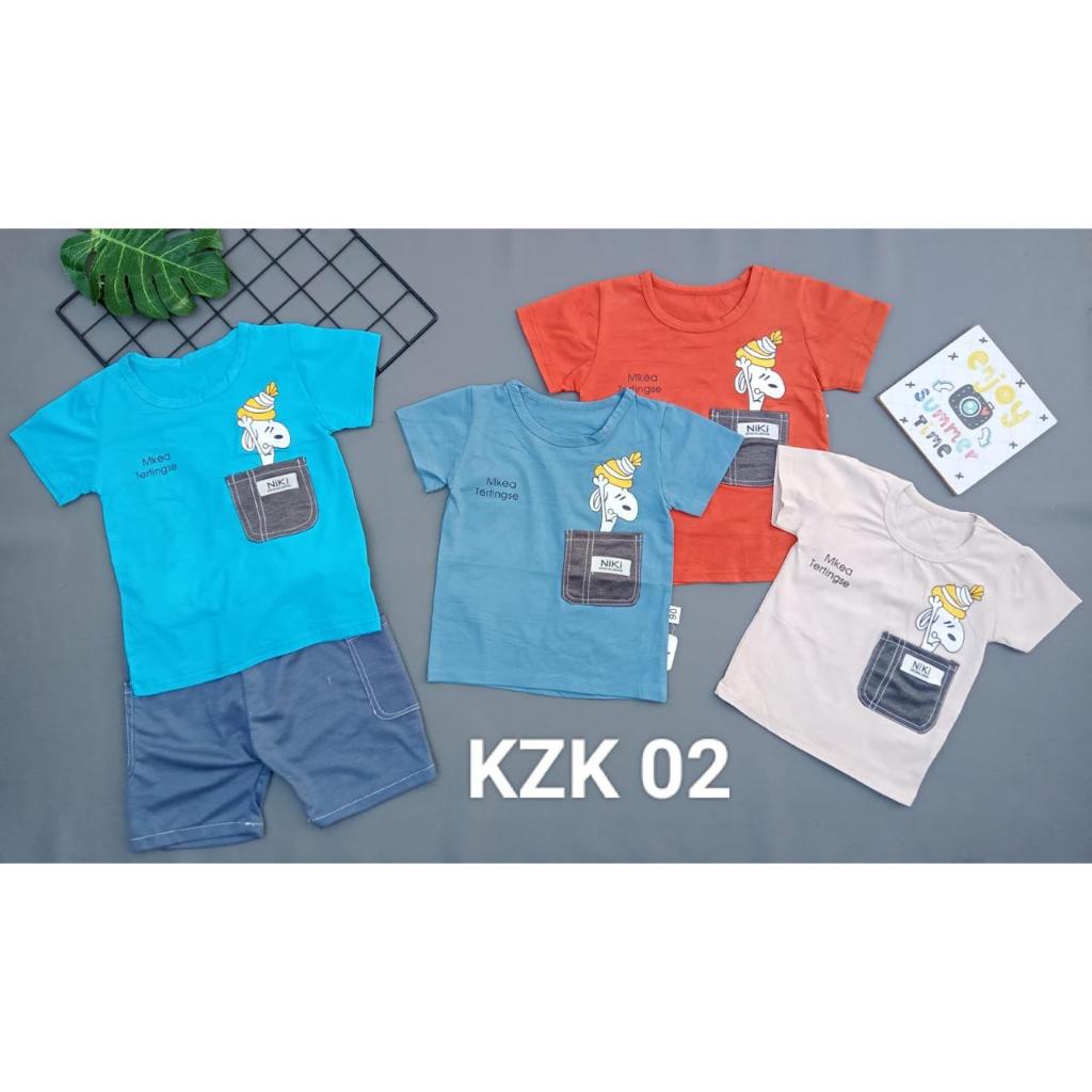 Setelan Anak Laki Laki / Pakaian Anak Laki-laki Premium / Katun Spandek premium