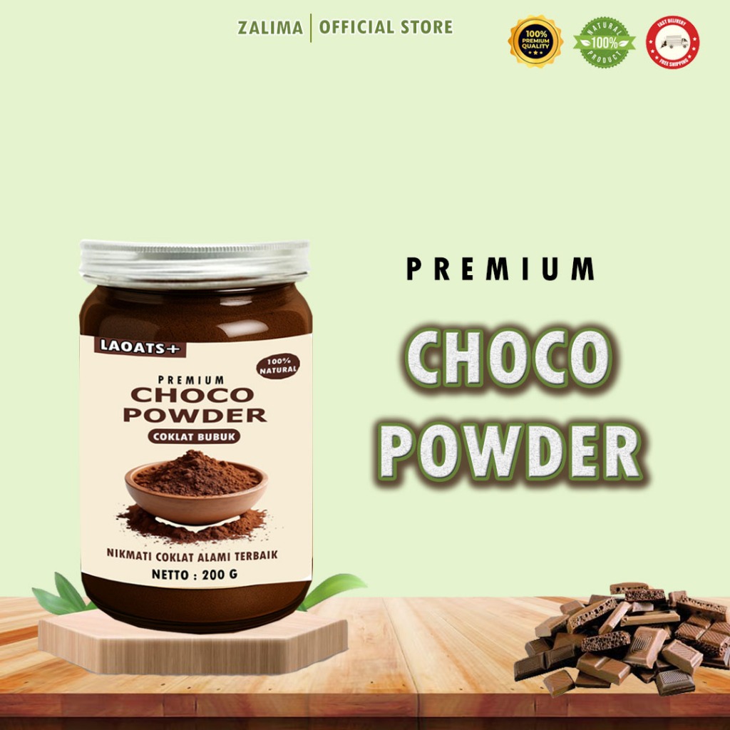 

Coklat Bubuk Premium 200g Laoats