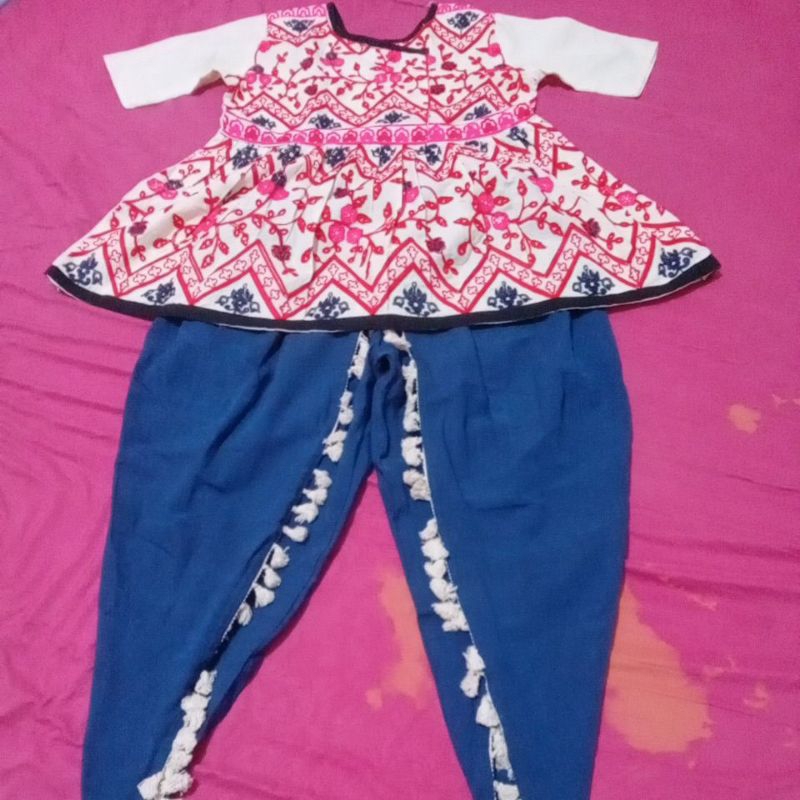 Set Celana Baju Wanita India