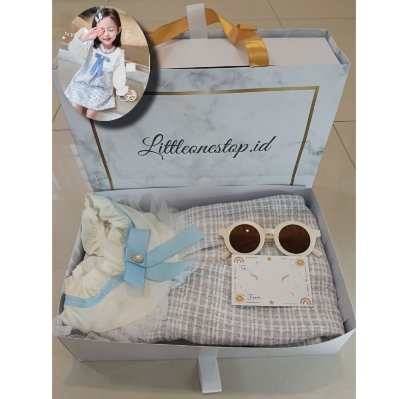 [Baru Datang]Hampers Kado Ulang Tahun Dress Anak Perempuan 1-2 tahun | Kado Ultah Anak Cewek