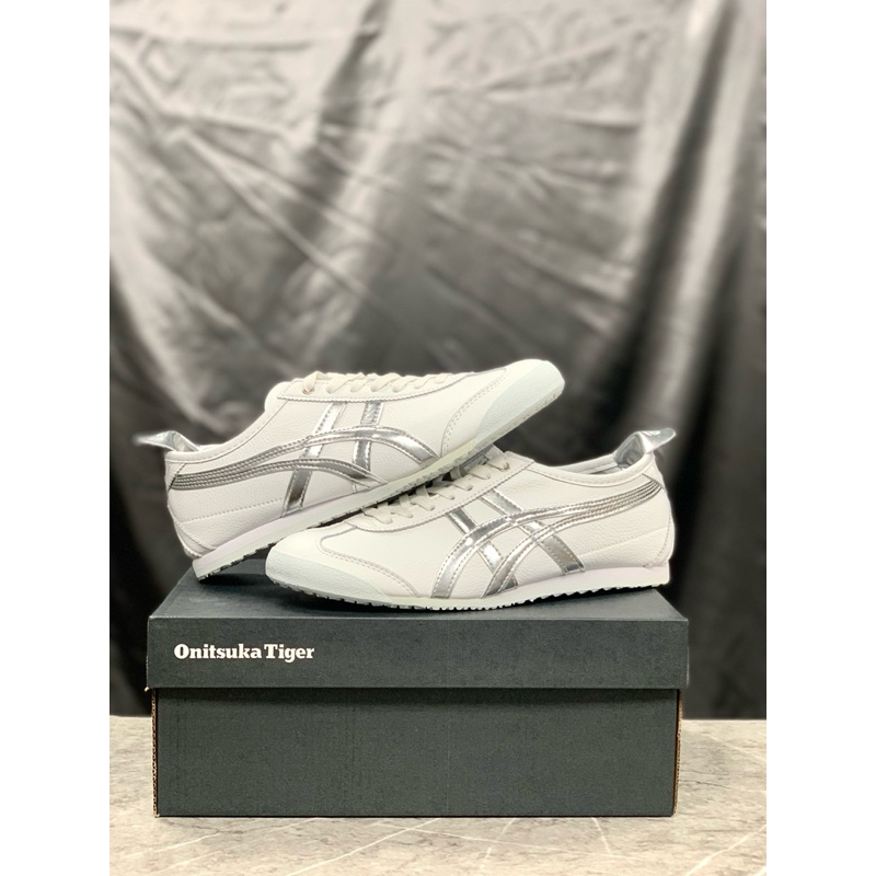 Onitsuka Tiger Mexico 66 White Silver Leather