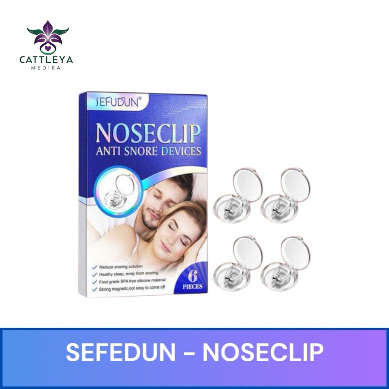 SEFUDUN - NOSECLIP ANTI SNORE DEVICES / ALAT PENJEPIT HIDUNG ANTI NGOROK ANTI SNORE 6pcs