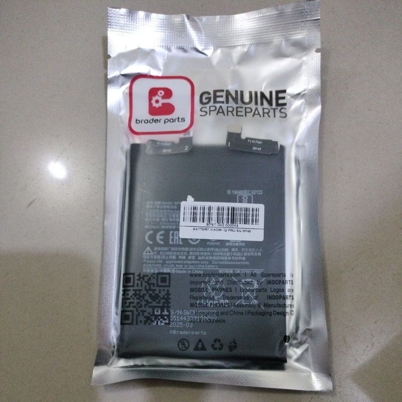 BATTERY BATRE BATRAI XIAOMI MI 12 PRO/MI12 PRO/MI 12PRO/BP45
