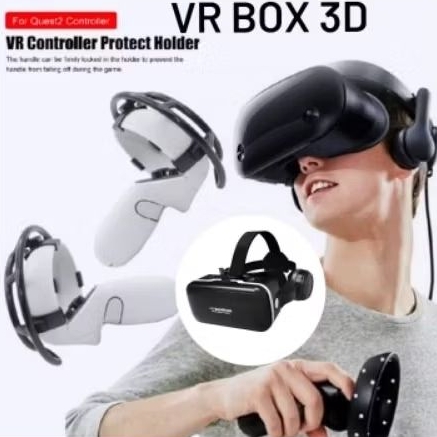 VR Box Virtual Reality Virtual Box 3D Reality Glasses dengan Headphone