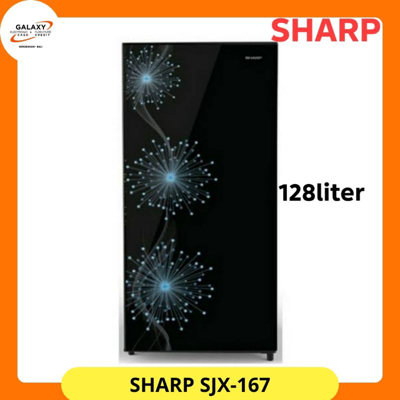 KULKAS SHARP SJ-X167 Kulkas Sharp 1 Pintu 128Liter