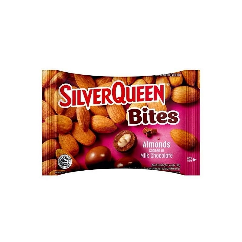 

Silverqueen Bites Almonds 30 gram