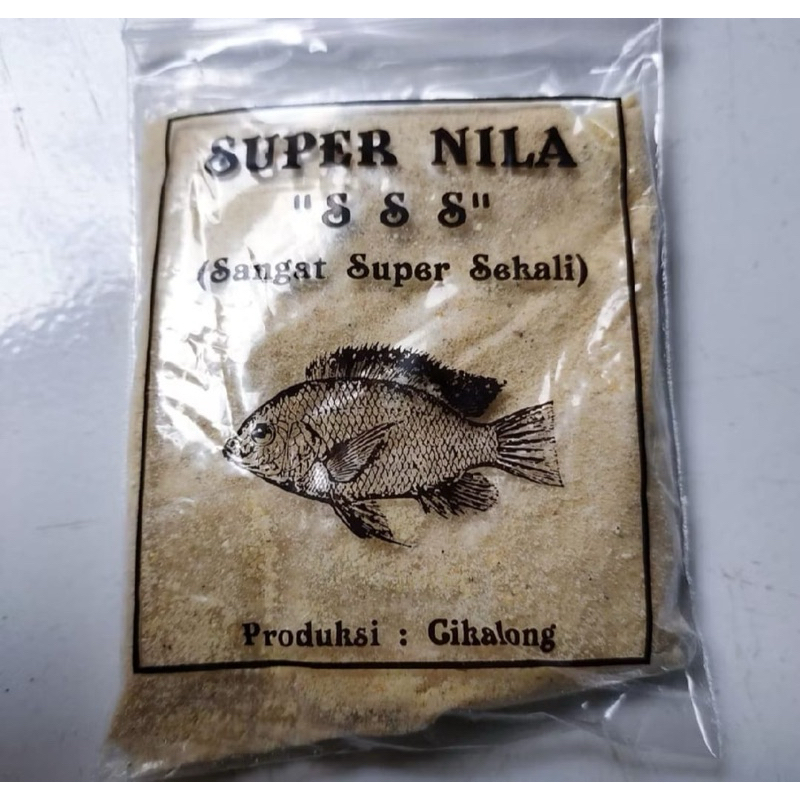 Umpan Mancing Super Nila Cikalong Umpan Nila SSS Cikalong Super Nila