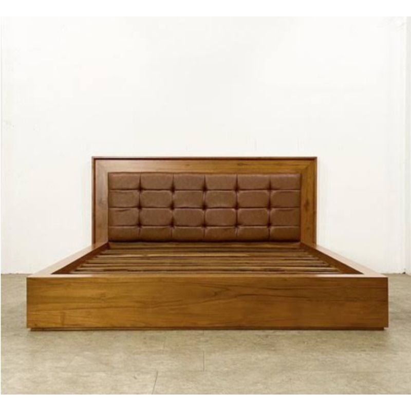 RAY dipan laci minimalis, dipan tempat tidur, dipan jati - 160x200