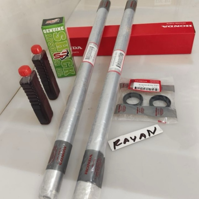 Shock depan Megapro New shock depan Megapro New + silsok & olisok lengkap