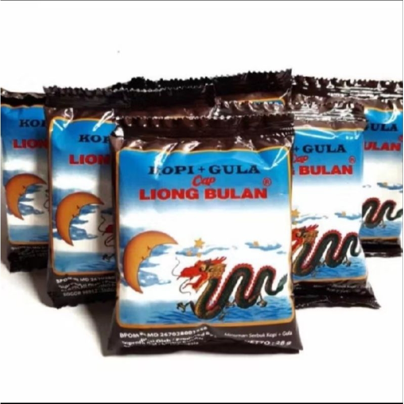 

2 pak kopi liong bulan plus gula (40 bungkus)