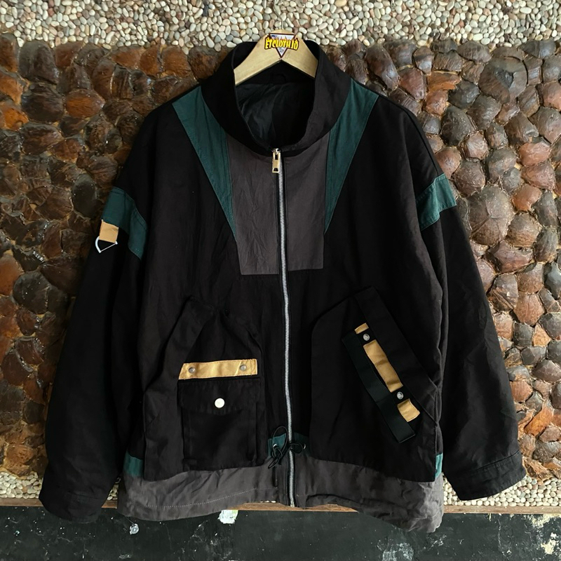 jacket multipocket colorblok