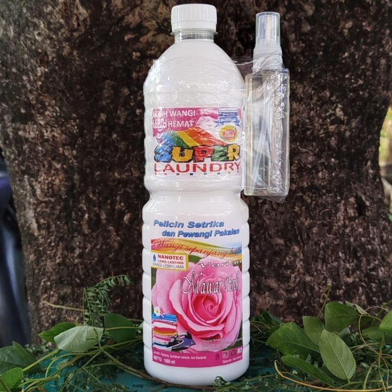 super laundry by Fatema aroma mawar pink  dijamin wangi pewangi laundry pelicin setrika pengharum pa