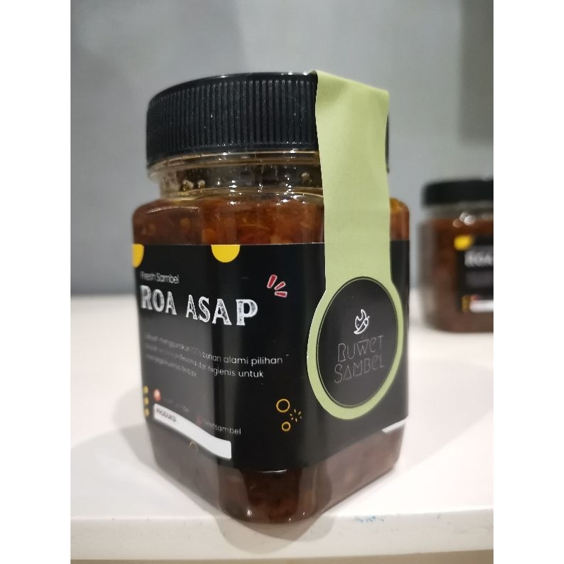 

Premium Sambal Ikan Roa Asap Pedas Tanpa Pengawet