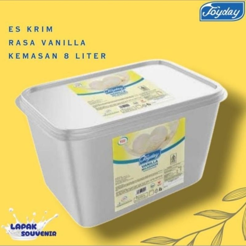 

Es Krim Joyday Vanilla 8 Liter / Joyda Ice Cream Vanilla 8 Liter