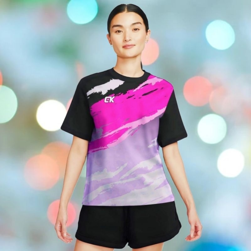 BAJU JERSEY OLAHRAGA WANITA DEWASA JUMBO 1 SET JERSEY VOLLY WANITA KAOS BADMINTON CEWEK KAOS TRAININ