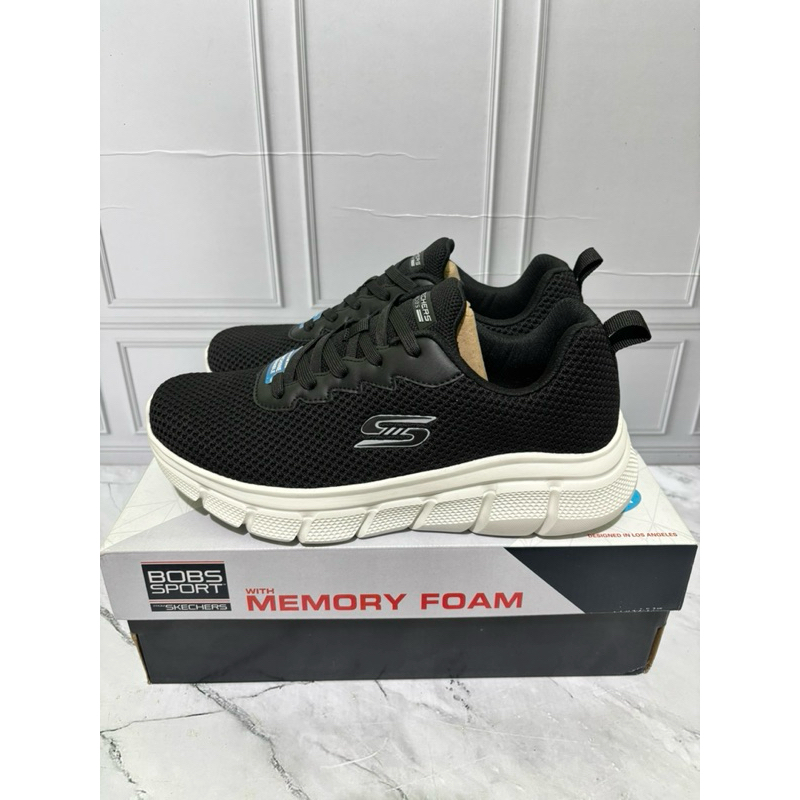 SIZE 41,42 SKECHERS BOB B FLEX MEN 118106BLK ORIGINAL HITAM
