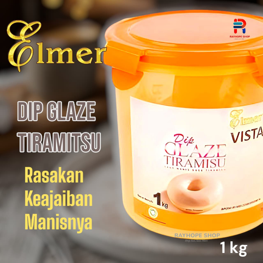 

PROMO Elmer Vista Dip Glaze DipGlaze Saus Sauce Manis Sweet Kopi Tiramisu Toples Ember 1 Kg Selai Roti Donat Coklat Filling Usaha Kekinian Viral Bakery Horeca Horeka Pastry Ide Jualan UMKM Cokelat Murah Termurah Topping Penghias Kue Cake Banana Nugget