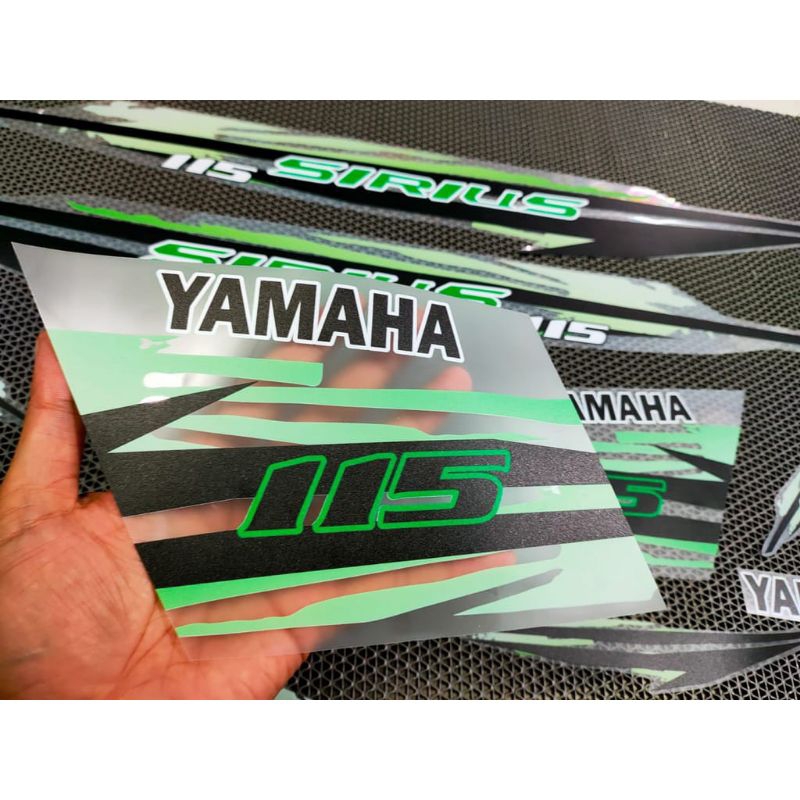 STRIPING STICKER TRANSPARAN VEGA ZR MOTIF SIRIUS 115 RC