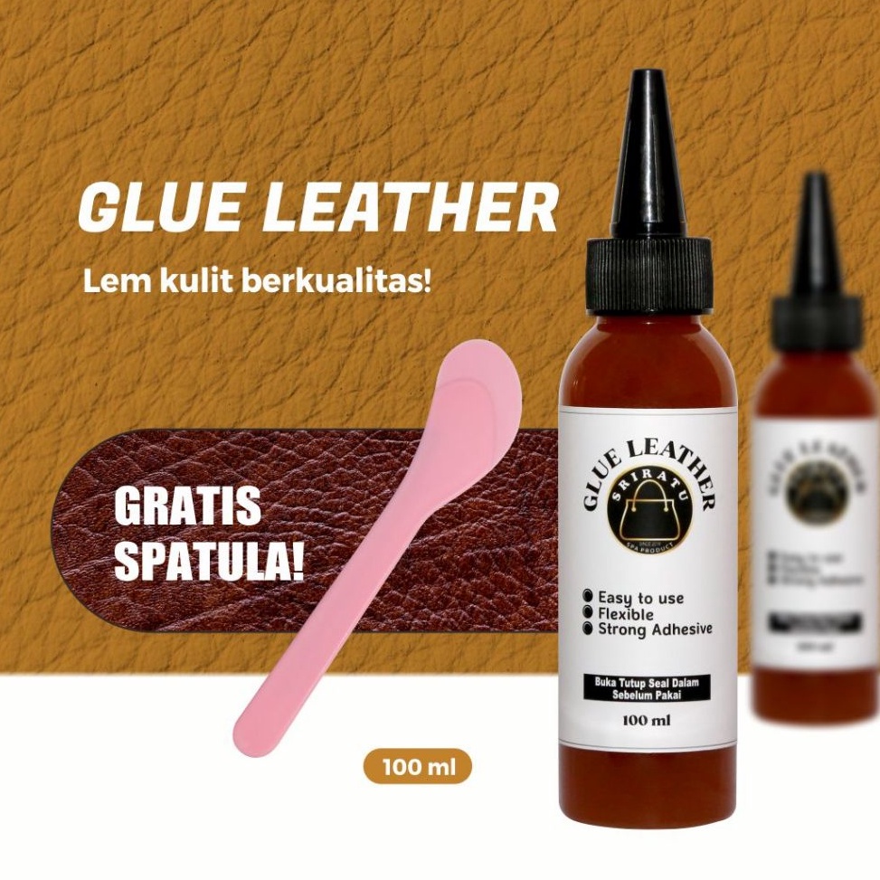 KODE R66F Glue Leather  1ml  Lem Perekat Reparasi Tas Kulit dan Sintetis
