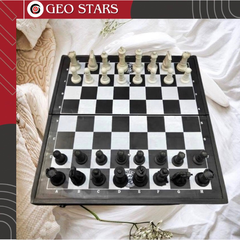 Catur Plastik Papan Lipat Ukuran M-XL - PAPAN CATUR CHESS BOARD BESAR PREMIUM - Catur Murah