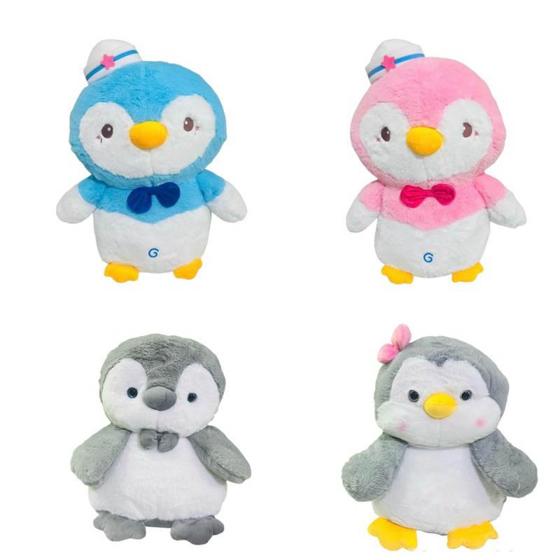 Boneka penguin pinguin Pelaut Bulu Lucu Besar
