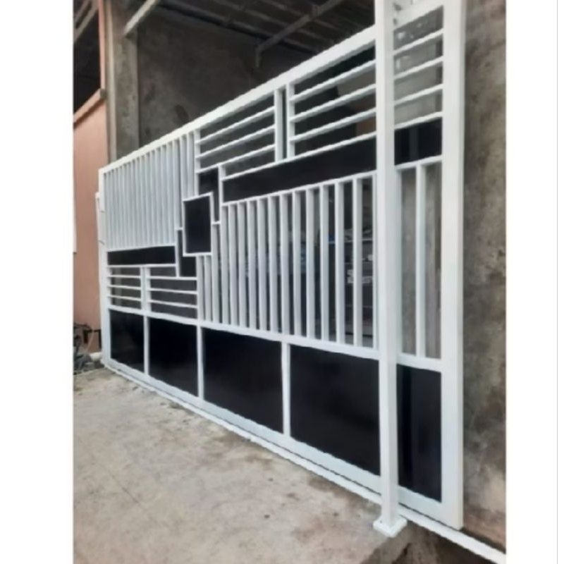 pagar rumah minimalis motif kekinian