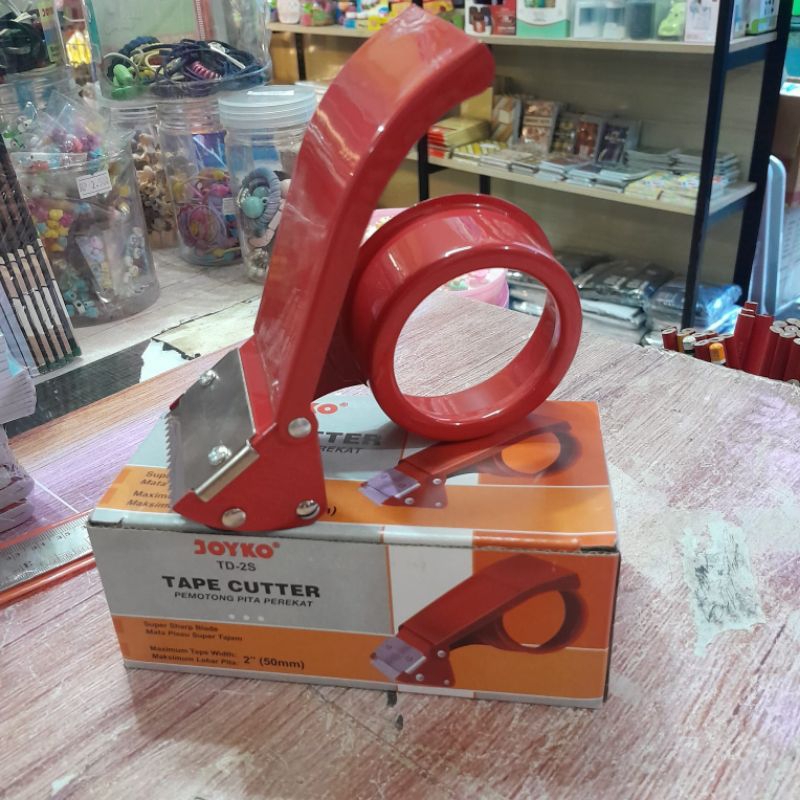 

Tape Dispenser Cutter / Pemotong Lakban 2" Besi / Plastik JOYKO TD-2S - PLASTIK TD-2