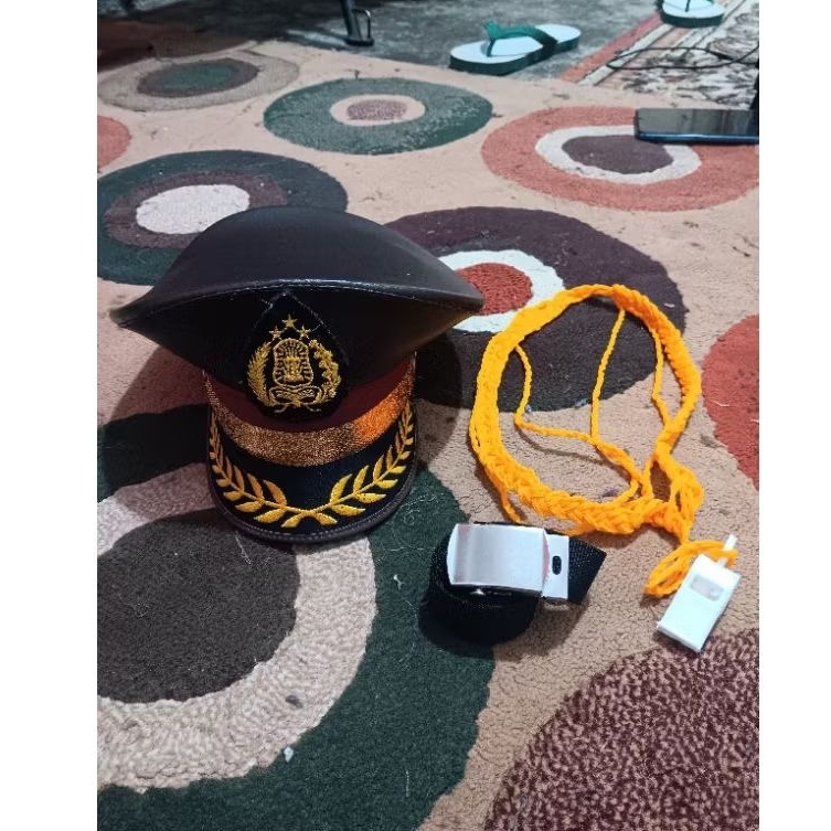 Aksesoris Polisi Anak / Atribut Polisi Anak (Polantas) TNI AU TNI TOPI TOPI sabara