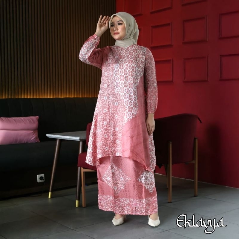 az-gamis batik sutra premium/set batik dobby sutra super mewah/set batik tunik wanita super premium/