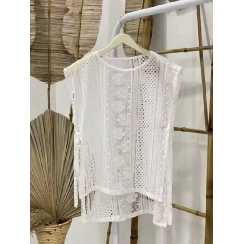 vest jumbo ld 130 outer jumbo wanita rompi brukat / Vest Brukat / Outer Brukat