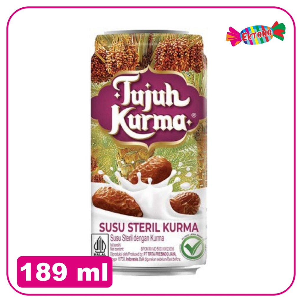 

TUJUH KURMA SUSU STERIL 189 ML