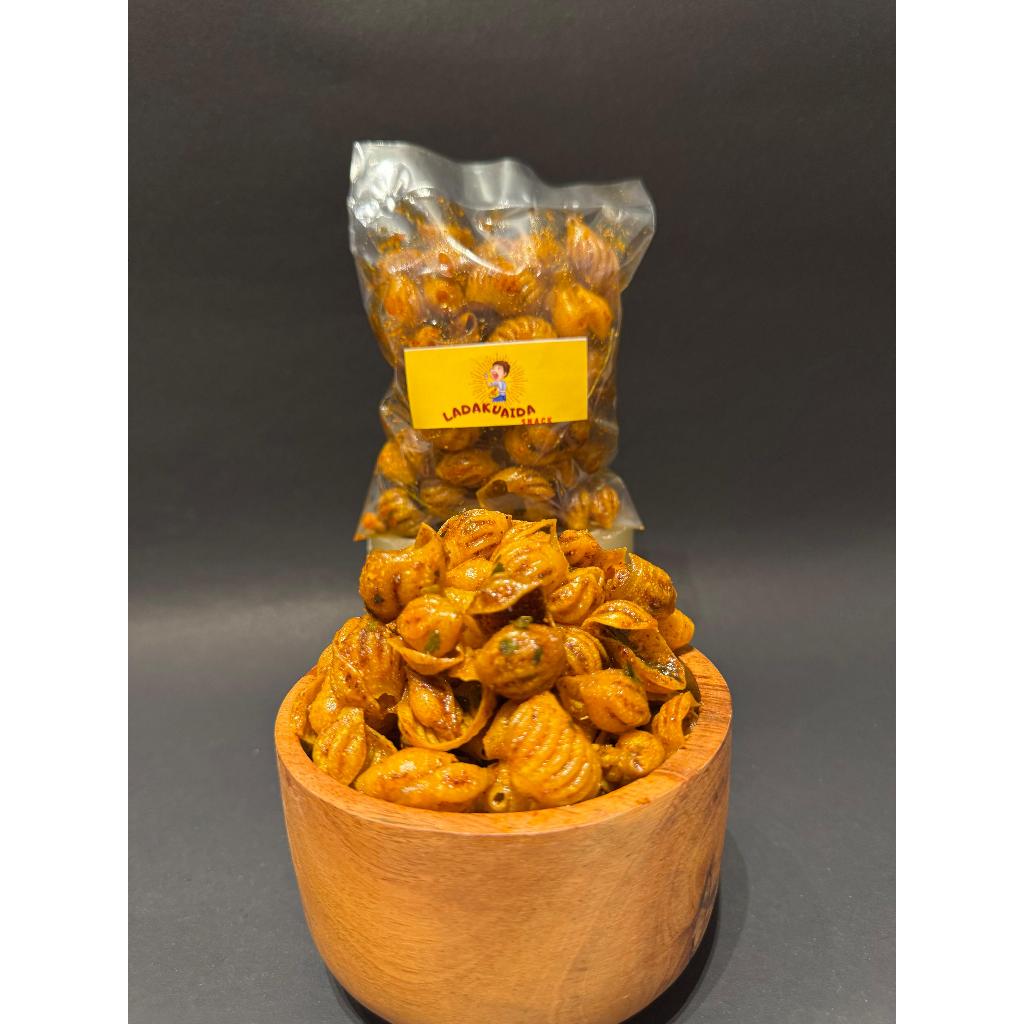 

MAKARONI KERANG DAUN JERUK KEMASAN MINI - BUMBU MELIMPAH BIKIN NAGIH