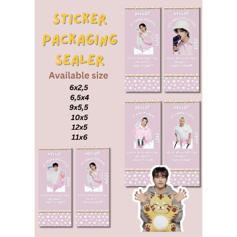 

Seventeen carat kpop sticker sealer packing, cute sticker kpop, seventeen sticker kpop, stiker lucu murah