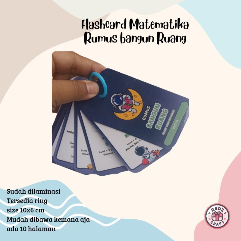 flashcard Matematika Rumus bangun Ruang