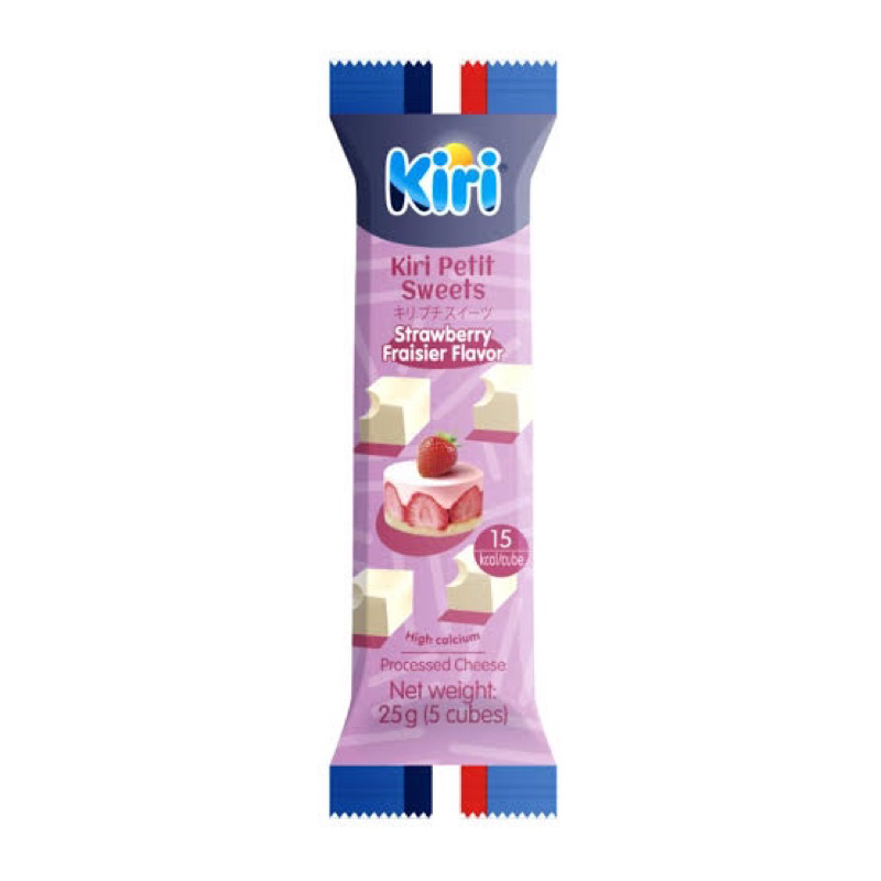 

KIRI Cheese Dessert Cubes isi 5pc / Lemon Tart / Strawberry