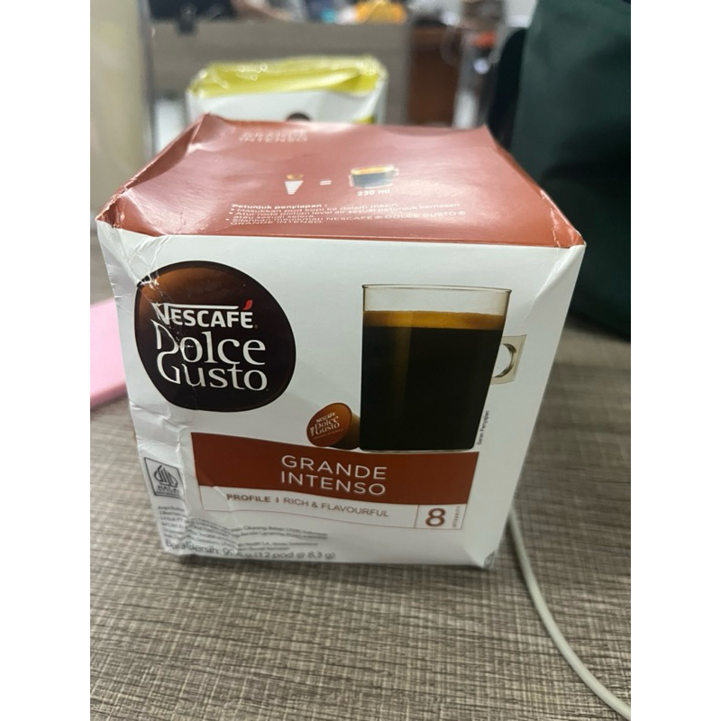 

Nescafe Dolce Gusto Grande intenso original Nestle 100% (kondisi box sedikit penyok)