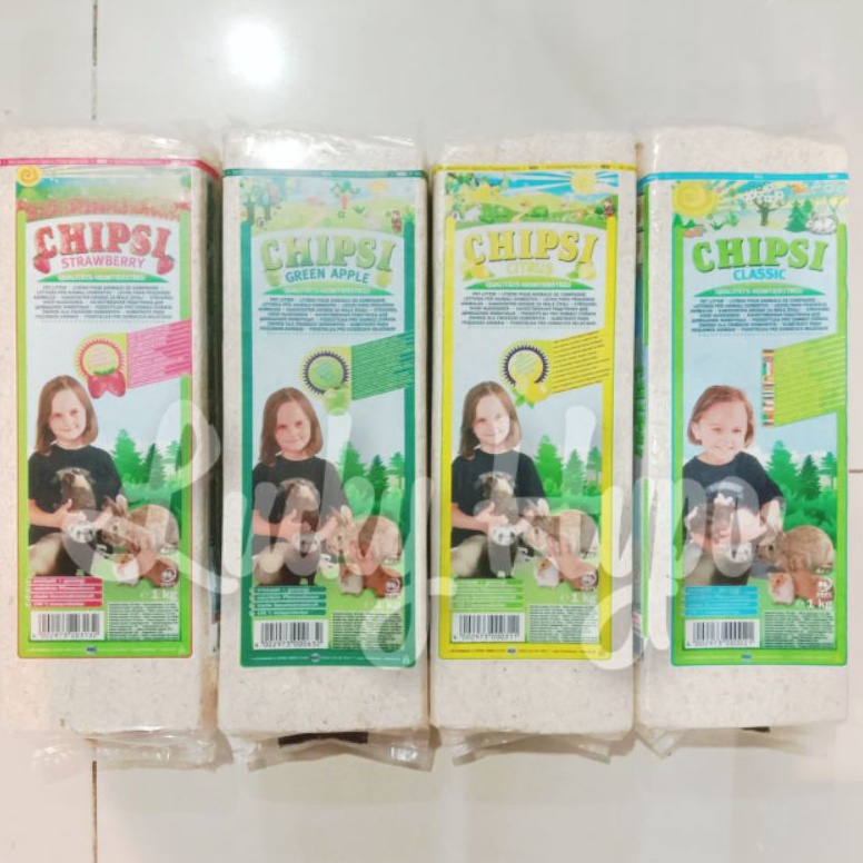 Serbuk Kayu Hamster Kelinci CHIPSI Wood Pet Litter 1kg KODE O6W3