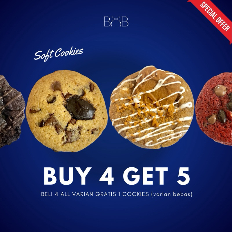 

(Buy 4 Get 5) BOB SOFT COOKIES PREMIUM - LUMER