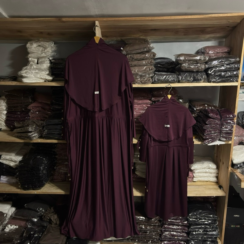 New Arrival Gamis Zelina Bisa Couple Ibu Dan Anak Perempuan Muslimah Tersedia Untuk Umur 2Tahun