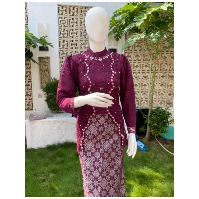 Ready stok kebaya Lidya Payet/atasan kebaya/kebaya