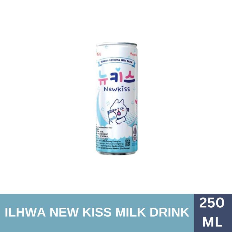

ILHWA NEW KISS MILK DRINK 250 ML - MINUMAN SODA RASA SUSU-MINUMAN SODA KOREA