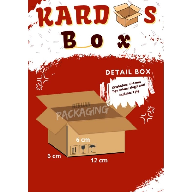 

KARDUS PACKING MURAH UKURAN 12X6X6