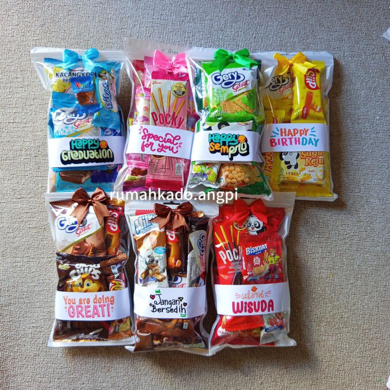 

RKA❤️ Hampers Snack Ziplock Part 3 / Snack Gift Murah / Snack Rewad