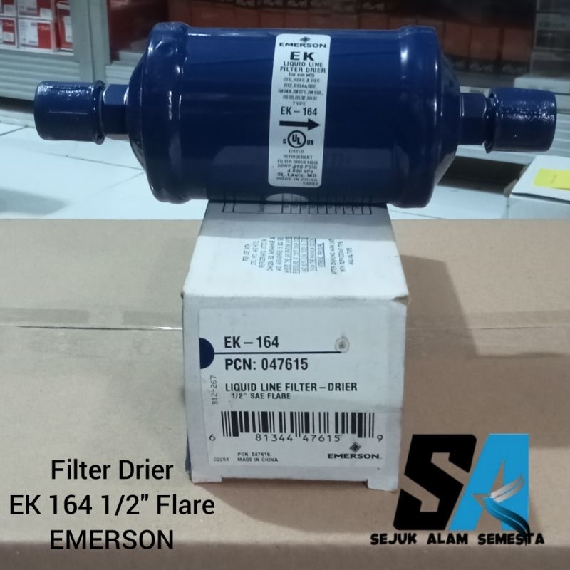 FILTER DRIER EK-164 1/2" FLARE EMERSON | FILTER DRYER EK-164 EMERSON