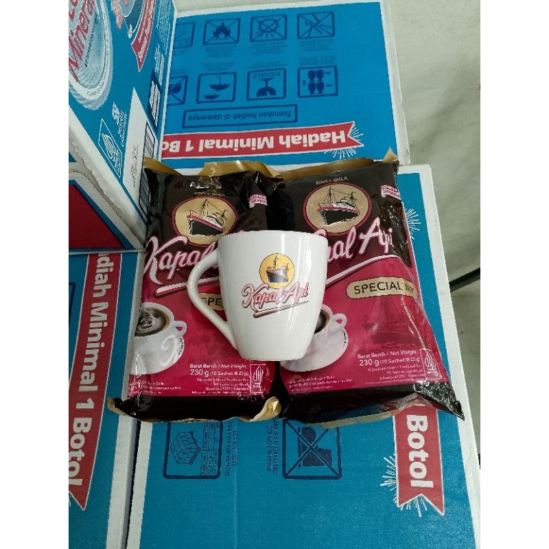 

kapal api spesial mix 230gr beli 2 gratis mug/cangkir